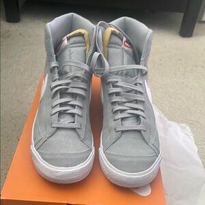 Nike Gray High-Top Sneakers
